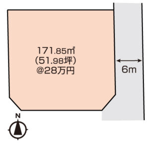 岡山市北区庭瀬　1,455.4万円　土地　ジェイネットワーク